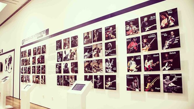 Una de las exposiciones que se puede ver en el Museo de la Guitarra.