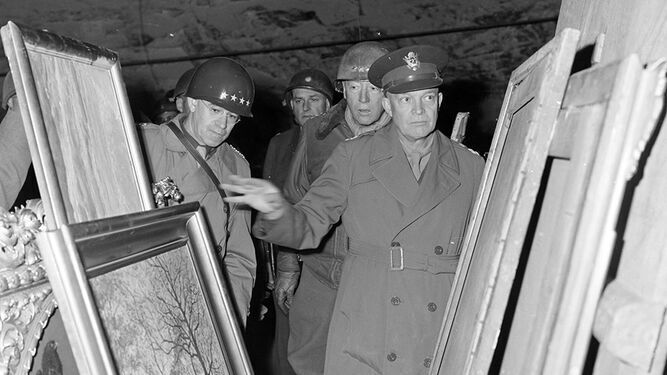 Depósito de obras de arte expoliadas por los nazis en la mina de sal de Altausse, situada a 80 kilómetros al sureste de Salzburgo.