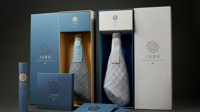 Cajas de jamón ibérico de la marca Jabu.
