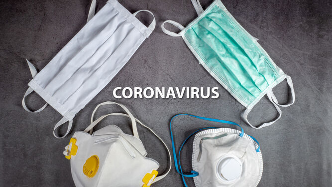 Algunas de las mascarillas utilizadas contra el coronavirus