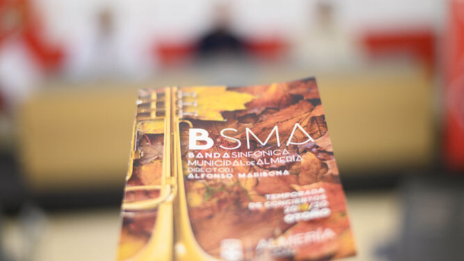 Programa de conciertos de la Banda Municipal de Almería.