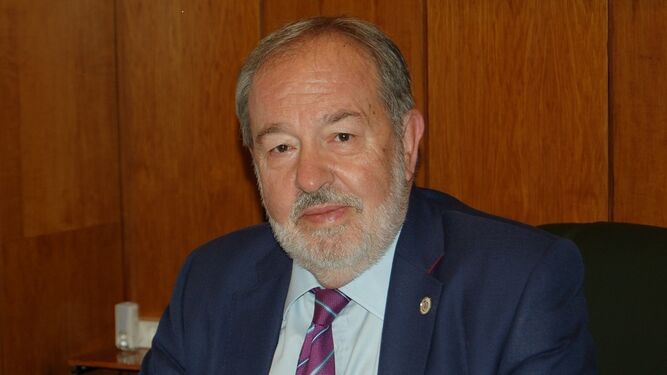 En la imagen, Alfonso Carmona Martínez, presidente del Colegio de Médicos de Sevilla.
