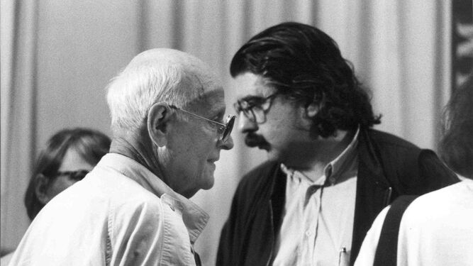 Henri Cartier-Bresson junto a Manuel Falces.