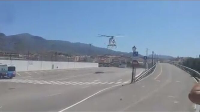 Trasladan en helicóptero a Sevilla a un vecino de Turre con quemaduras tras un accidente doméstico
