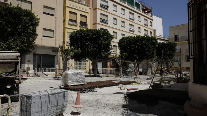 Obras en plaza Careaga y entorno