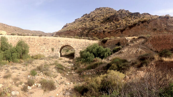 Una imagen del Camino Viejo entre Almería y Aguadulce.