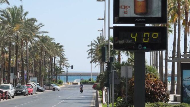 Altas temperaturas en Almería.