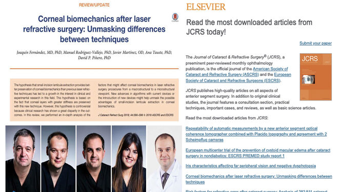 Un Estudio de Qvision en el TOP 5 Mundial del Journal Cataract  & Refractive Surgery