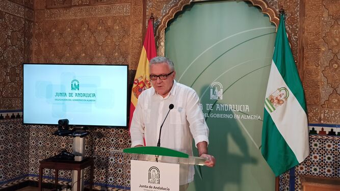 El delegado de Economía en Almería, Emilio Ortiz.