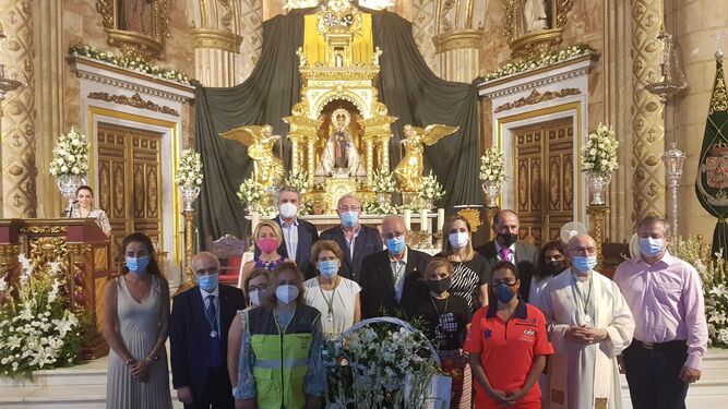 Ofrenda Floral de la Junta de Andalucía a la Virgen del Mar.