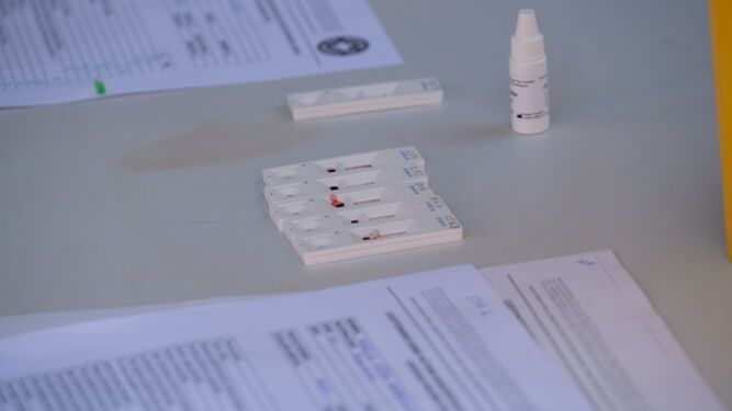Fotogaler&iacute;a pruebas serol&oacute;gicas de la COVID-19 en Santa Mar&iacute;a del &Aacute;guila