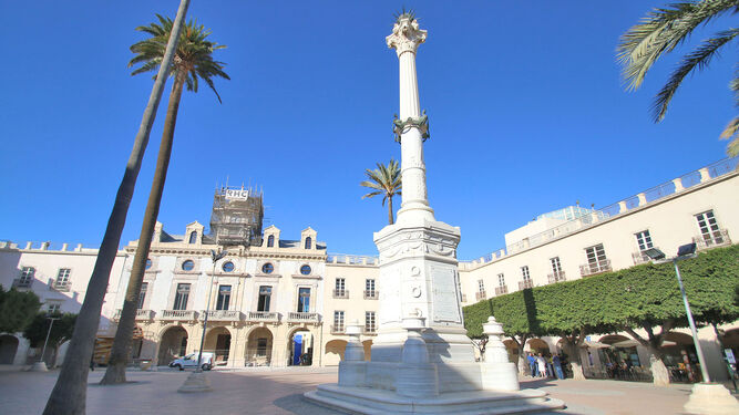 Plaza Vieja de Almería capital.