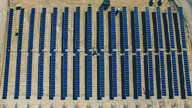 El parque solar de Partaloa está en fase de construcción y estará operativo a principios de 2021