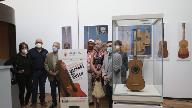 Apertura de la exposición de guitarras donadas y cedidas titulada 'Mecenas del Museo'.