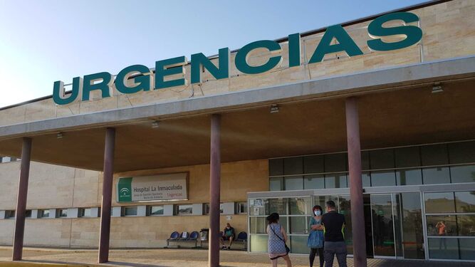 Urgencias del Hospital de la Inmaculada, en Huércal-Overa.