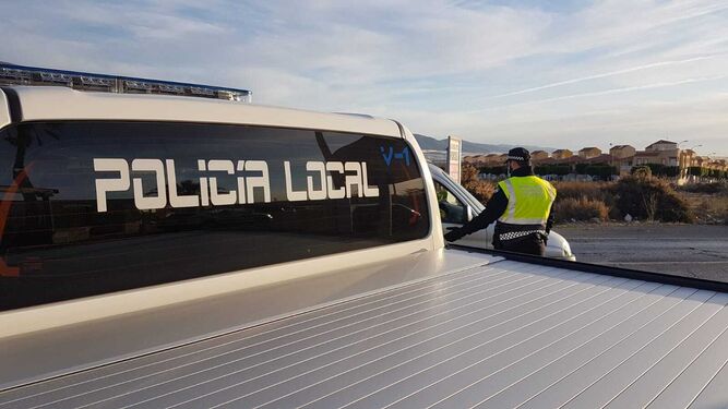 Control de la Policía Local de El Ejido.