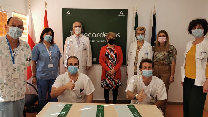 El Hospital Universitario Torrecárdenas renueva su colaboración con la asociación de padres de niños con cáncer ‘Argar’