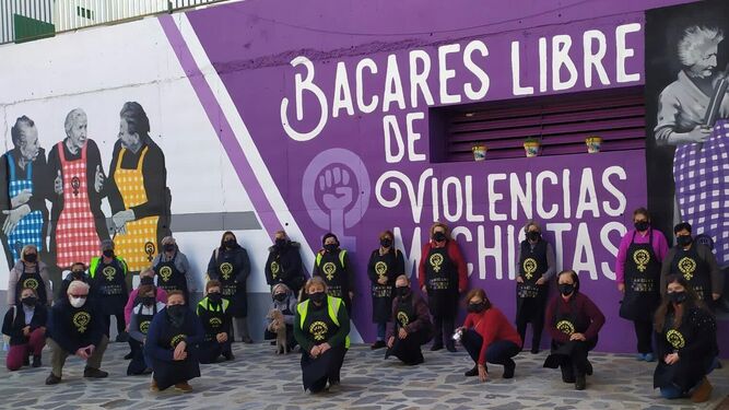 Representantes de la Asociación de Mujeres Progresistas de Bacares.