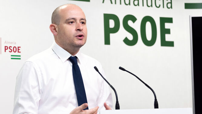 El secretario de Organización del PSOE de Almería, Antonio Martínez.