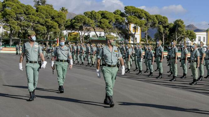 La Brigada de La Legión conmemora el día de la patrona de Infantería en Almería
