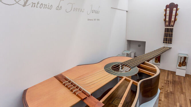 Vista de una de las salas del Museo de la Guitarra.