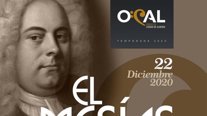 Cartel anunciador del concierto ‘El Mesías’ a cargo de la OCAL.