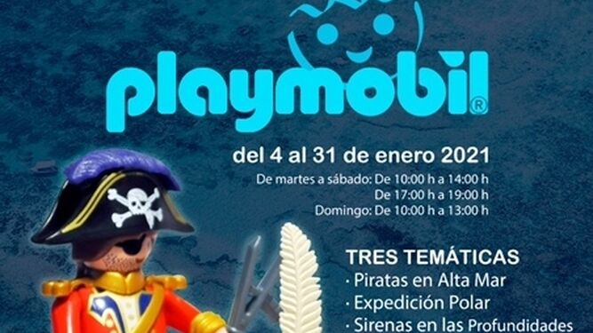 El Aula del Mar de Roquetas acoge este enero una exposición de escenas marinas de Playmóbil