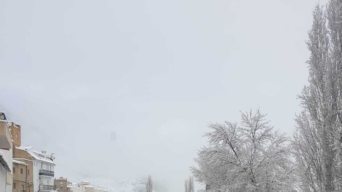 Primera gran nevada en Almer&iacute;a