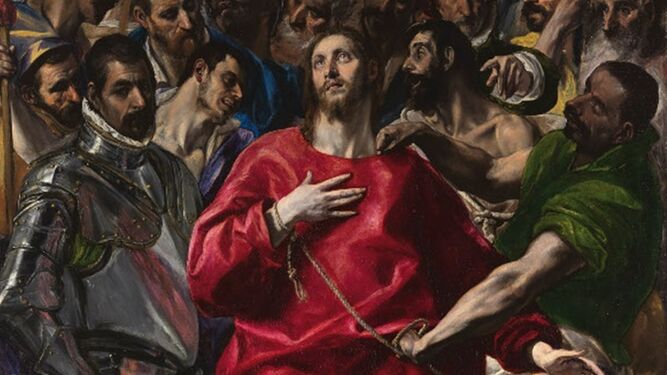 Detalle de 'El expolio', de El Greco.