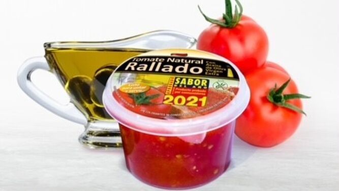 El tomate natural rallado con AOVE La Gergaleña, 'Sabor del año 2021'
