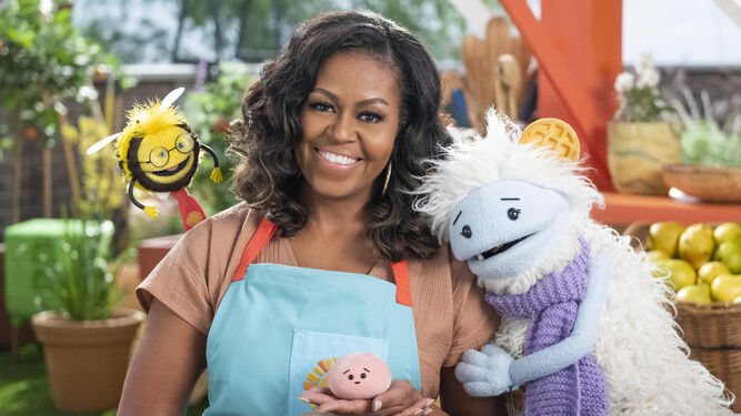 Michelle Obama  en su serie infantil para Netflix