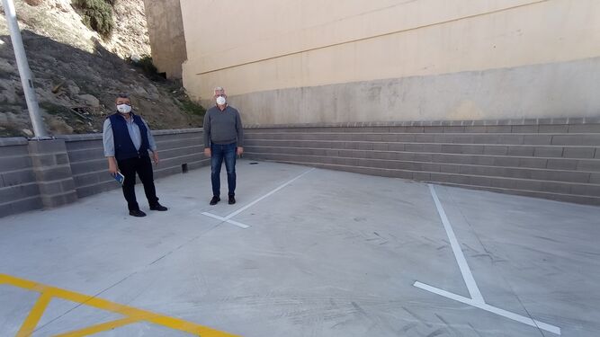 Nueva zona de aparcamientos en el casco antiguo de Huércal de Almería
