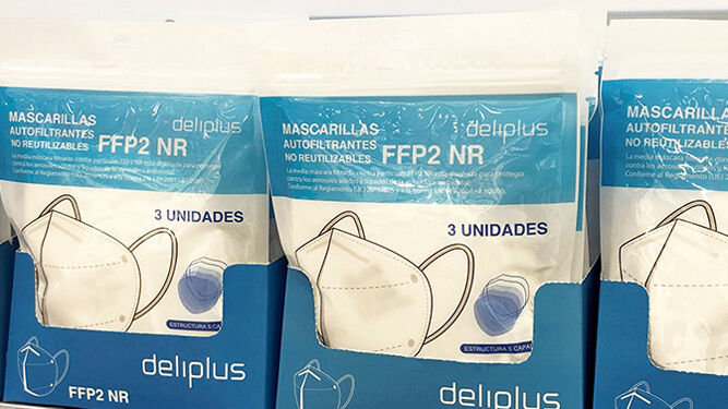 Las mascarillas FFP2 comercializadas por Mercadona.