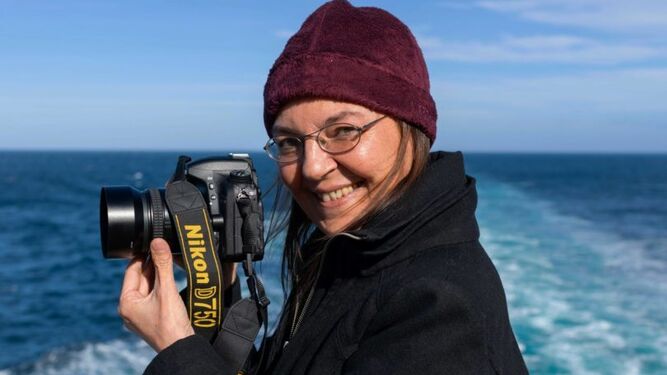 La fotógrafa Marina del Mar participa en las jornadas ‘Mujer y Patrimonio Cultural’.