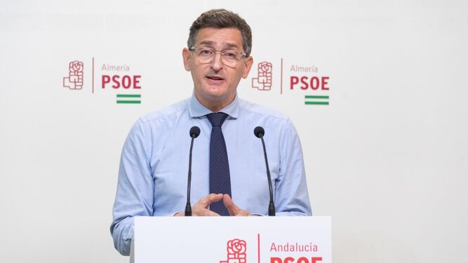 El secretario general del PSOE de Almería, José Luis Sánchez Teruel.