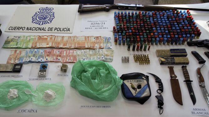 La Policía Nacional desmantela un punto de venta de droga en Almería