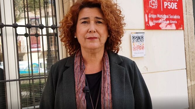Amparo Ramírez es concejal del PSOE en el Ayuntamiento de Almería