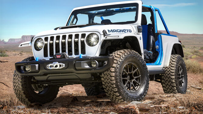 Jeep Magneto, la transformación eléctrica del Wrangler para el Moab Eastern Jeep Safari