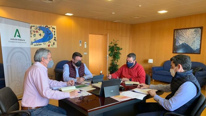 Reunión del Comité Territorial de Alertas de Salud Pública en Almería.