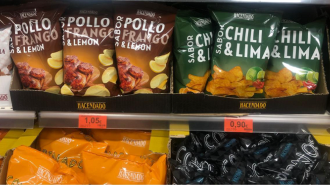 Mercadona incorpora nuevos sabores de patatas fritas: pollo asado y chili y lima
