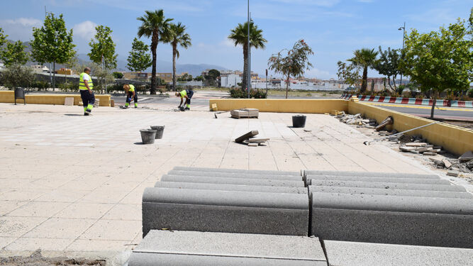 Las obra de remodelación del Parque Gloria Fuertes, en Vícar, entra en su última fase