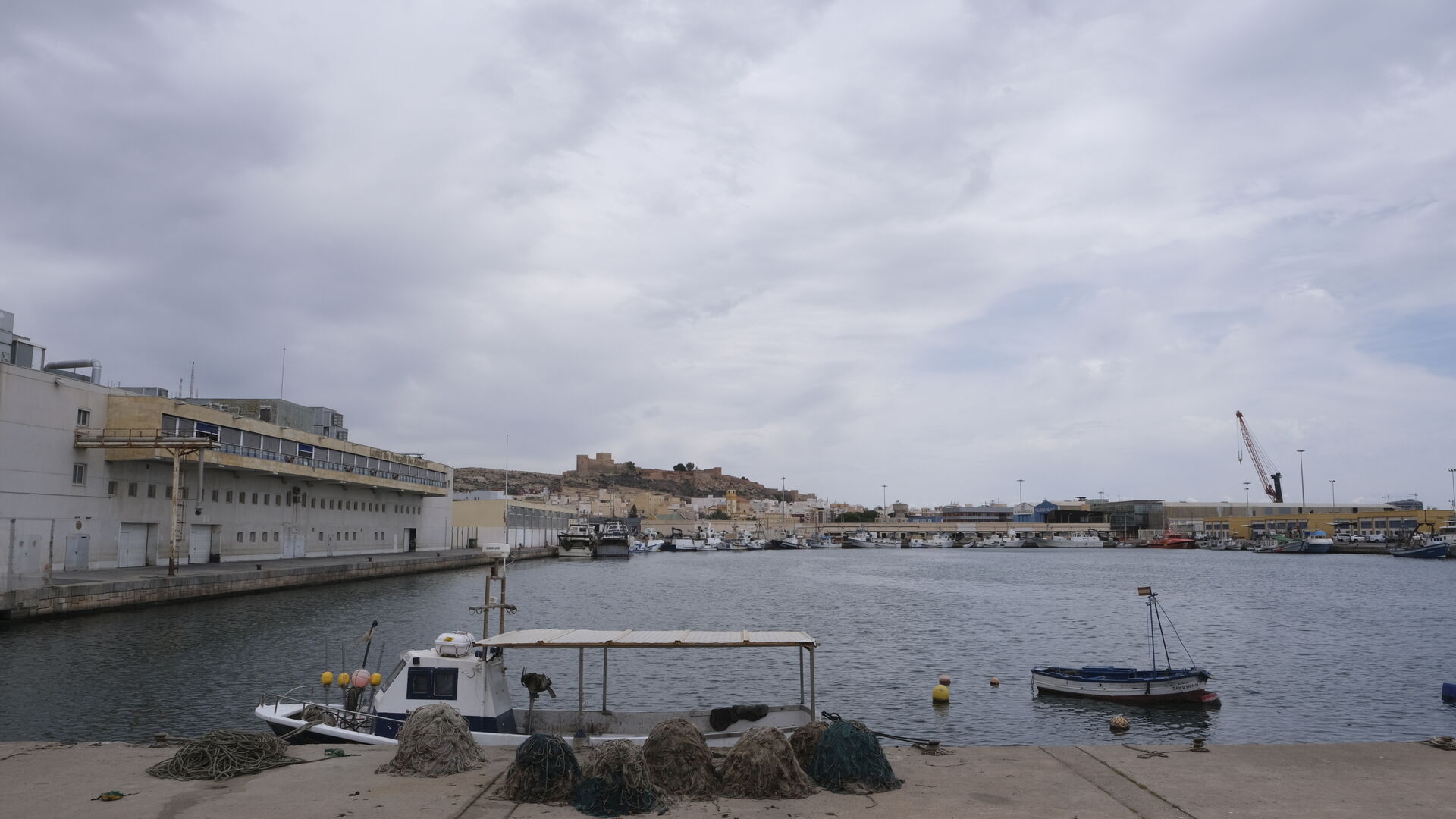 Fotogaler&iacute;a visita obras nuevo fondeadero del Puerto Pesquero de Almer&iacute;a