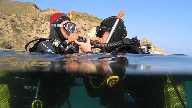 Las inmersiones de buceo serán en el parque natural Cabo de Gata-Níjar