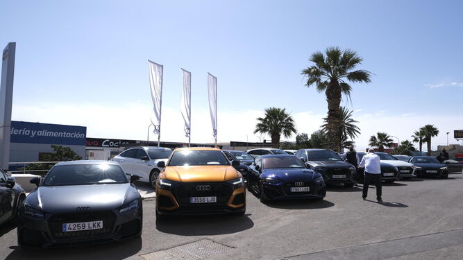 Caravana RS de Audi en las instalaciones de Audi Vera Import en Huércal de Almería