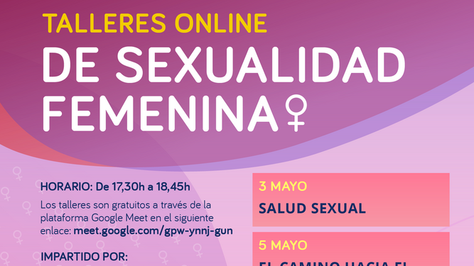Huércal de Almería pone en marcha un taller online de sexualidad femenina