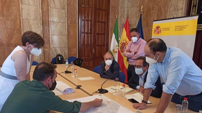 Encuentro de REE con el Ayuntamiento de Antas promovido por la Subdelegación del Gobierno