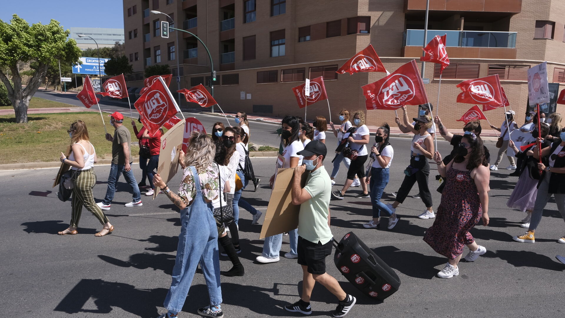 Fotogaler&iacute;a protestas trabajadores H&amp;M Almer&iacute;a