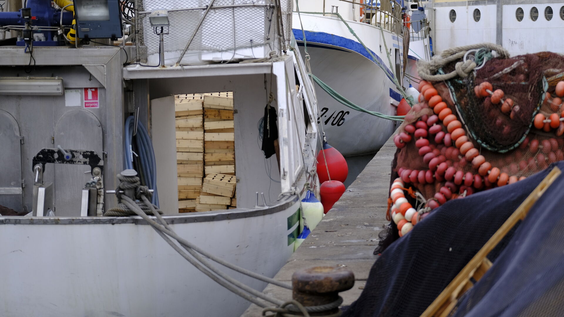 Fotogaler&iacute;a concentraci&oacute;n protesta sector pesquero. Almer&iacute;a