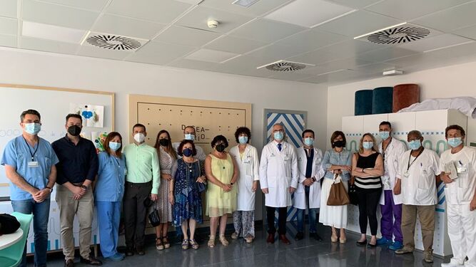 Visita de la directiva del Colegio de Enfermería a Torrecárdenas.