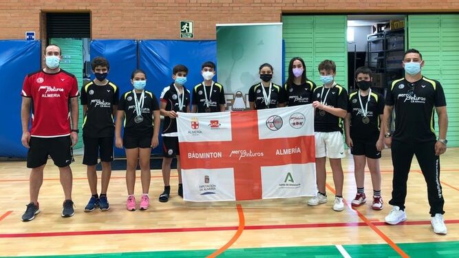 La EDM Mercapinturas Almería logra nueve medallas en el Campeonato de Andalucía